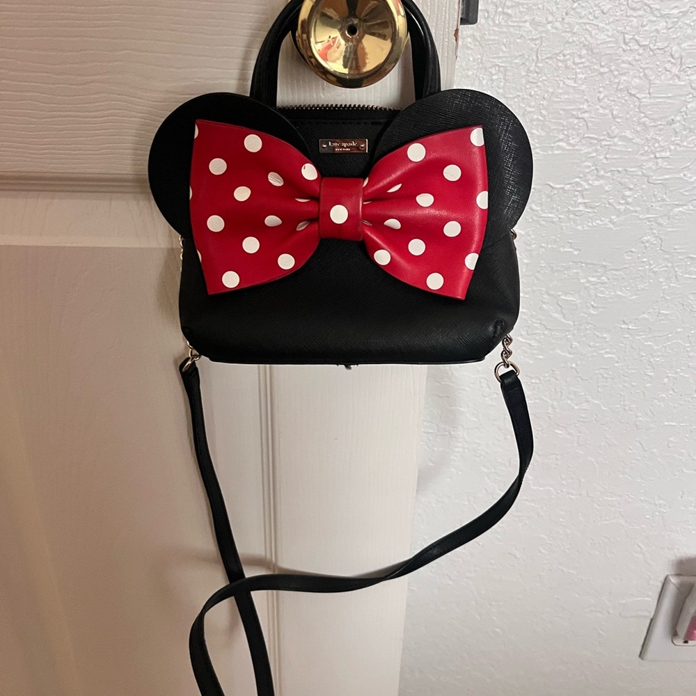 Kate Spade Minnie Mouse ear and bow crossbody bag